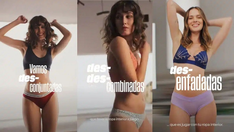 «Las mujeres solo llevan la ropa interior a conjunto en los anuncios»: la original acción de Women’secret